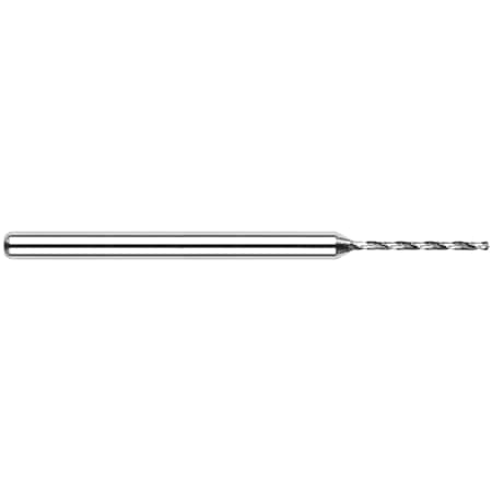 Miniature Drill, 0.0635, Flute Length: 0.6000